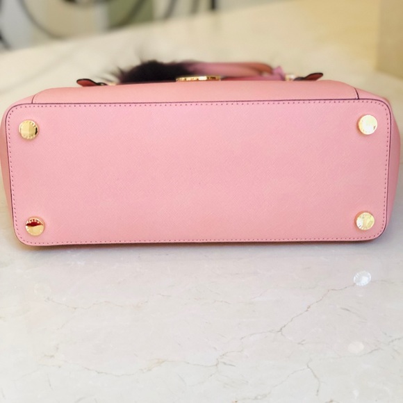 NWT Michael Kors Lg Ciara handbag&wallet&pom pom - Picture 3 of 8